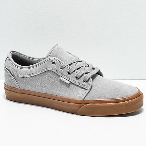Vans chukka low gray gum sneaker shoes new - Picture 2 of 4